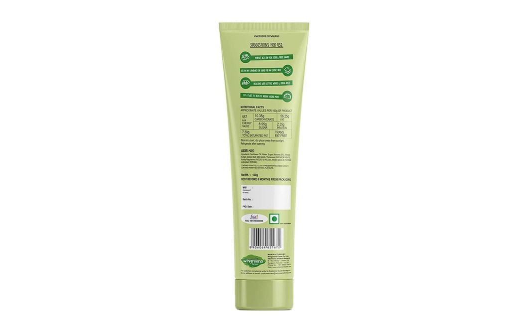 Wingreens Farms Wasabi Mayo    Pack  130 grams